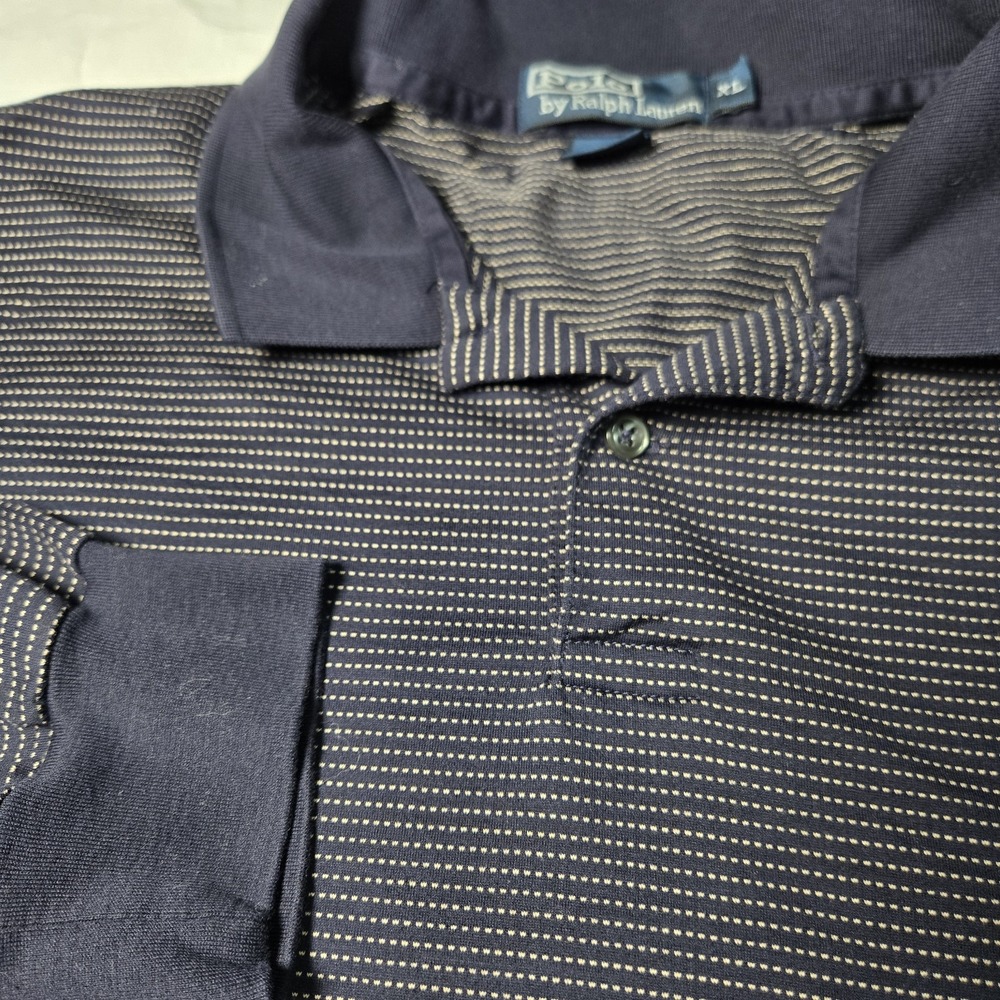 Polo‎ By Ralph Lauren Shirt Men XL  Navy Long Sleeve Pima Cotton Pony
